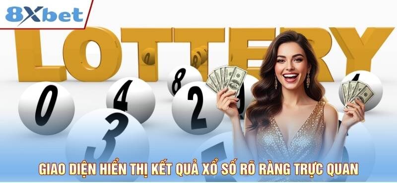 Giao diện hiển thị kết quả xổ số rõ ràng trực quan